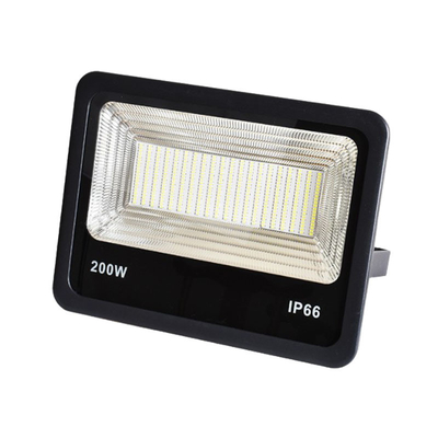 PIR Reflector Led Flood Light 200W 20000lm Black White Aluminum Body